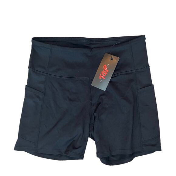 NWT Black Athleticwear Gym Set Women's size Large Tank Top and Shorts - Picture 8 of 11